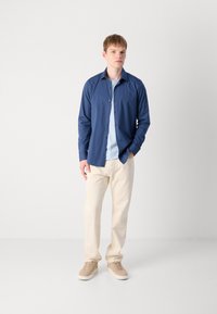 Calvin Klein SLIM SHIRT - Finskjorte - steel blue