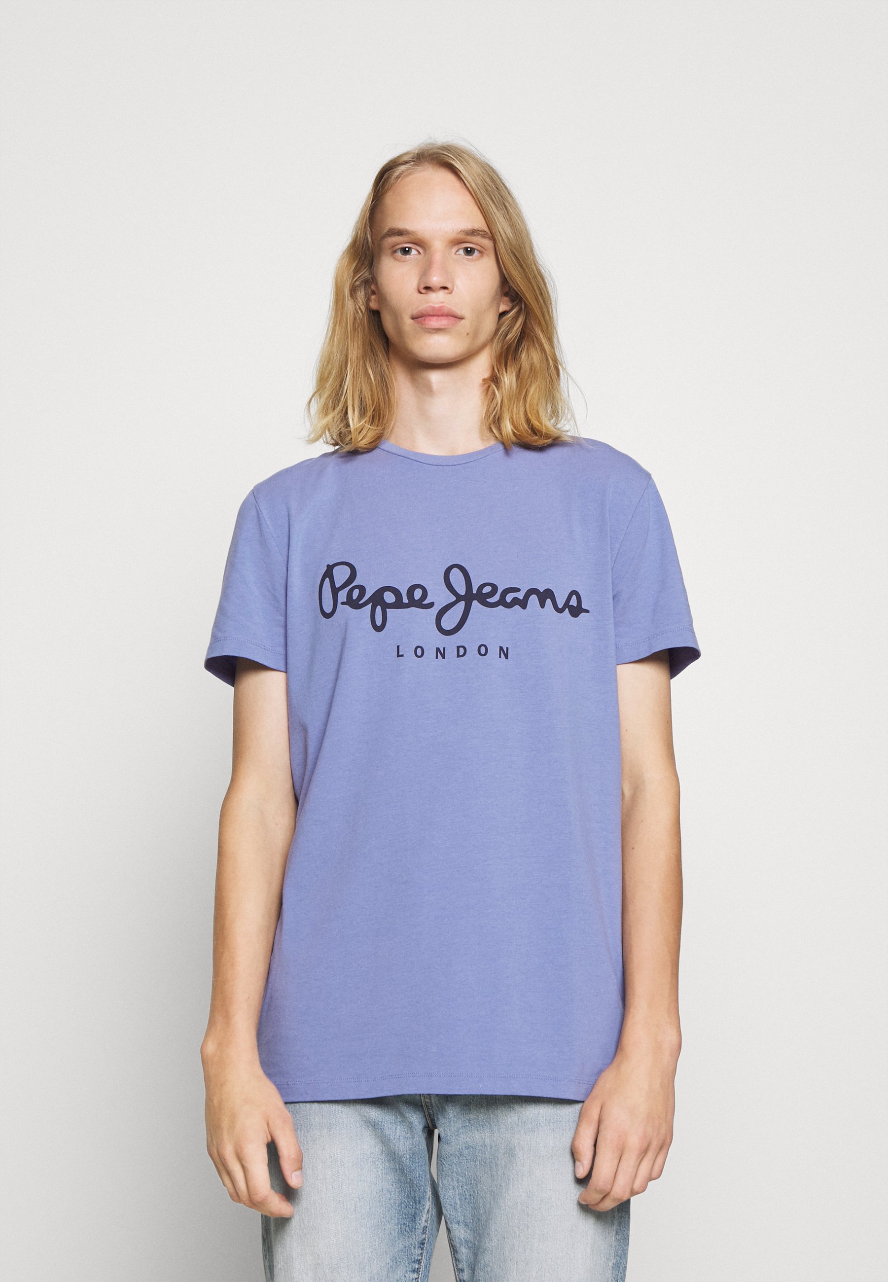 Pepe Jeans ORIGINAL - Print T-shirt - light thames/light blue - Zalando.ie