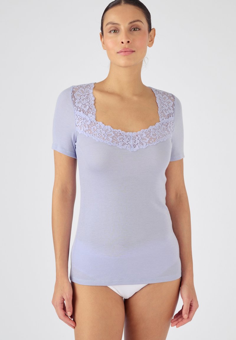 Damart MANCHES COURTES DOUCEUR THERMOLACTYL - Camiseta interior - lavande clair