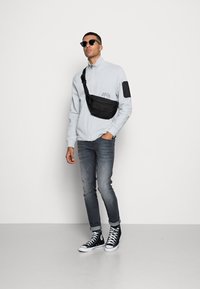 G-STAR TRACK - Camisola com fecho - heavy hodson micro chip