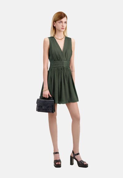 The Kooples Robe de jour - wood kaki