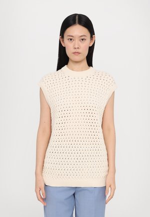 SLEEVELESS  - Pullover - natural