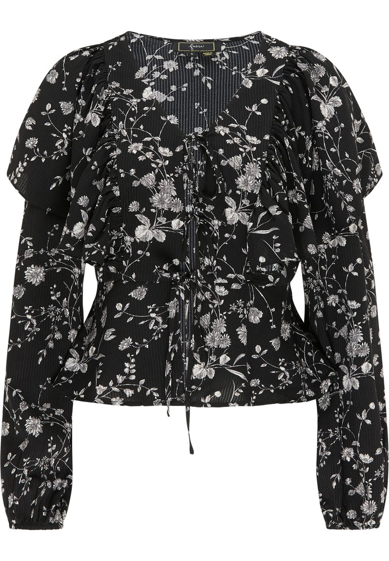 faina Blouse zwart faina Blouse zwart