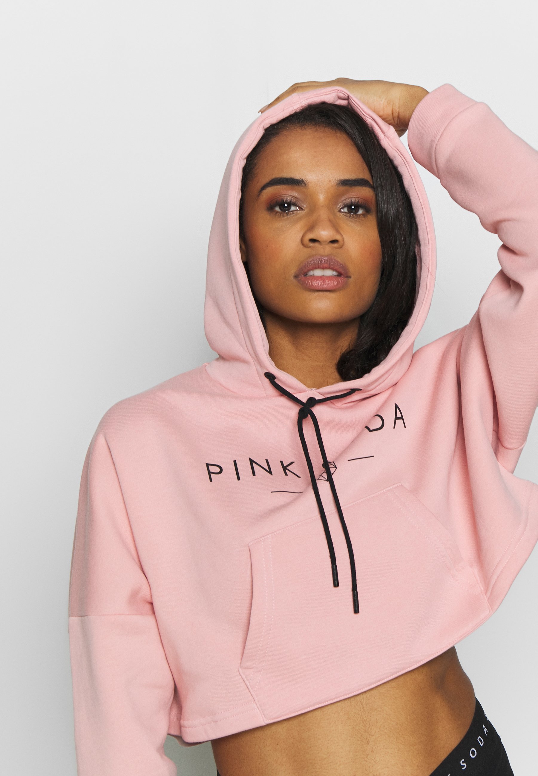 pink soda crop jumper