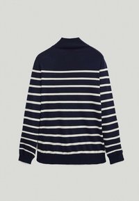 Massimo Dutti Stickad tröja - dark blue