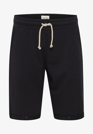 Juodi šortai pagaminti iš minkštos medvilnės, su raišteliu liemens srityje, kuris yra kreminės spalvos, taip pat su apmauktais kraštais, kad būtų tvirtesnis apdaila.