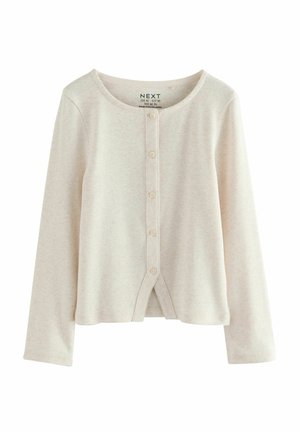 REGULAR FIT - LONG SLEEVE - Strickjacke - oatmeal
