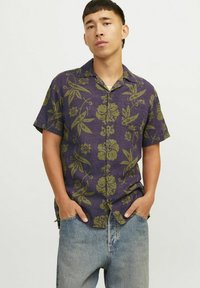 Jack & Jones FLORES KURZARM - Overhemd - plum perfect