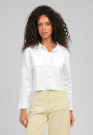 AN'GE, GILET LEVALIMANA BLANC - Gilet - blanc