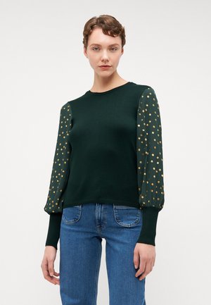 ONLJUNABELLE - Strickpullover - scarab/gold