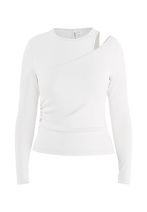 HYPEDROP, HDJULIA LS LAYERED FITTED - Langærmet T-shirt - white