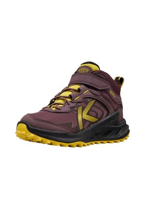Keen, ZIONIC MID WP CHILDREN UNISEX - Chaussures de marche - huckleberry/mango mint