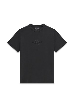 Guess, T-SHIRT MIT GESTICKTEM LOGO - T-shirt imprimé - schwarz