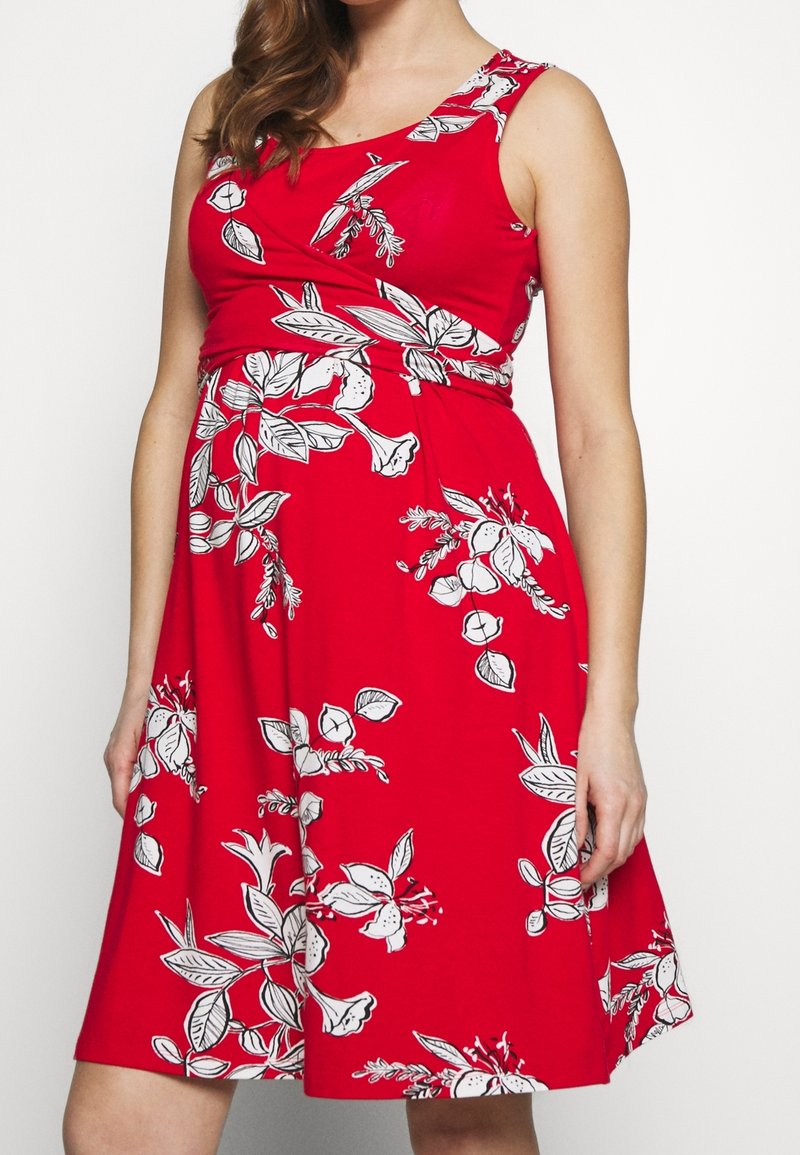 JoJo Maman Bébé Robe en jersey - red
