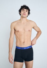 Nike Underwear TRUNK 2 PACK - Nadrág - black/cyber/astronomy blue
