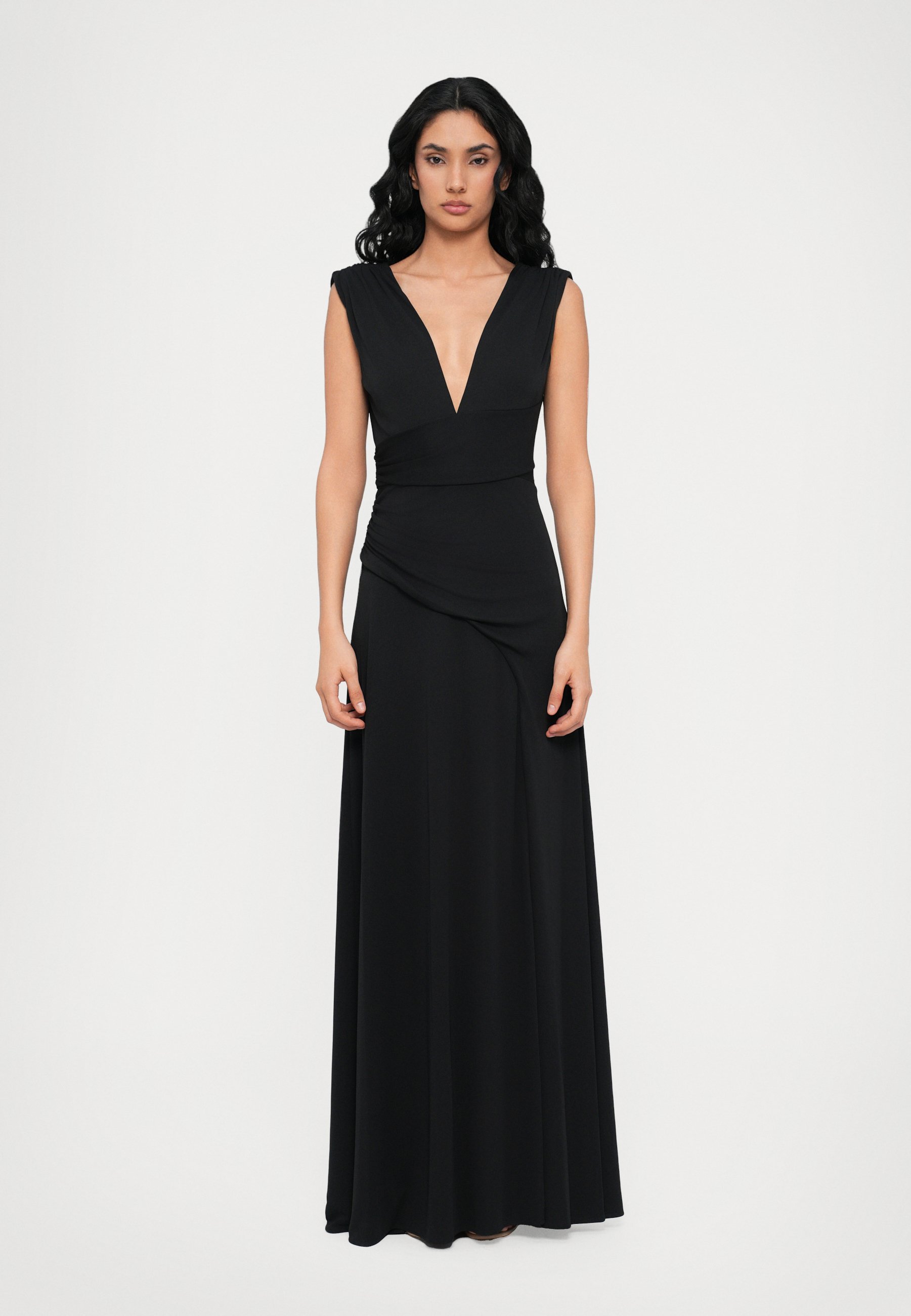 Halston ALESSIA MATTE GOWN - Occasion wear - black - Zalando
