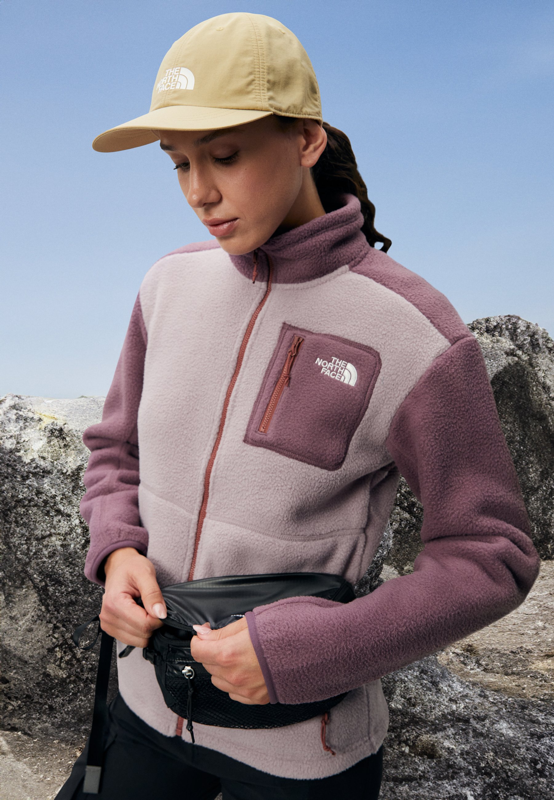 The North Face YUMIORI FULL ZIP Veste polaire purple chalk