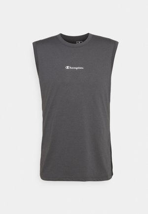CREWNECK SLEEVELESS - Top - grey/black