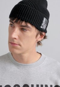 MOSCHINO HAT ONE SIZE UNISEX - Bonnet - black