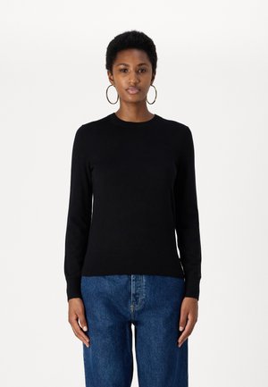 Calvin Klein C-NECK - Pulóver - black