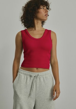 REGULAR FIT - SEAMLESS - Débardeur - red