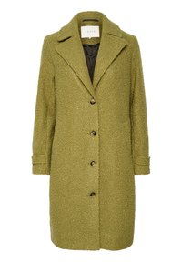 Kaffe Klasický kabát - green