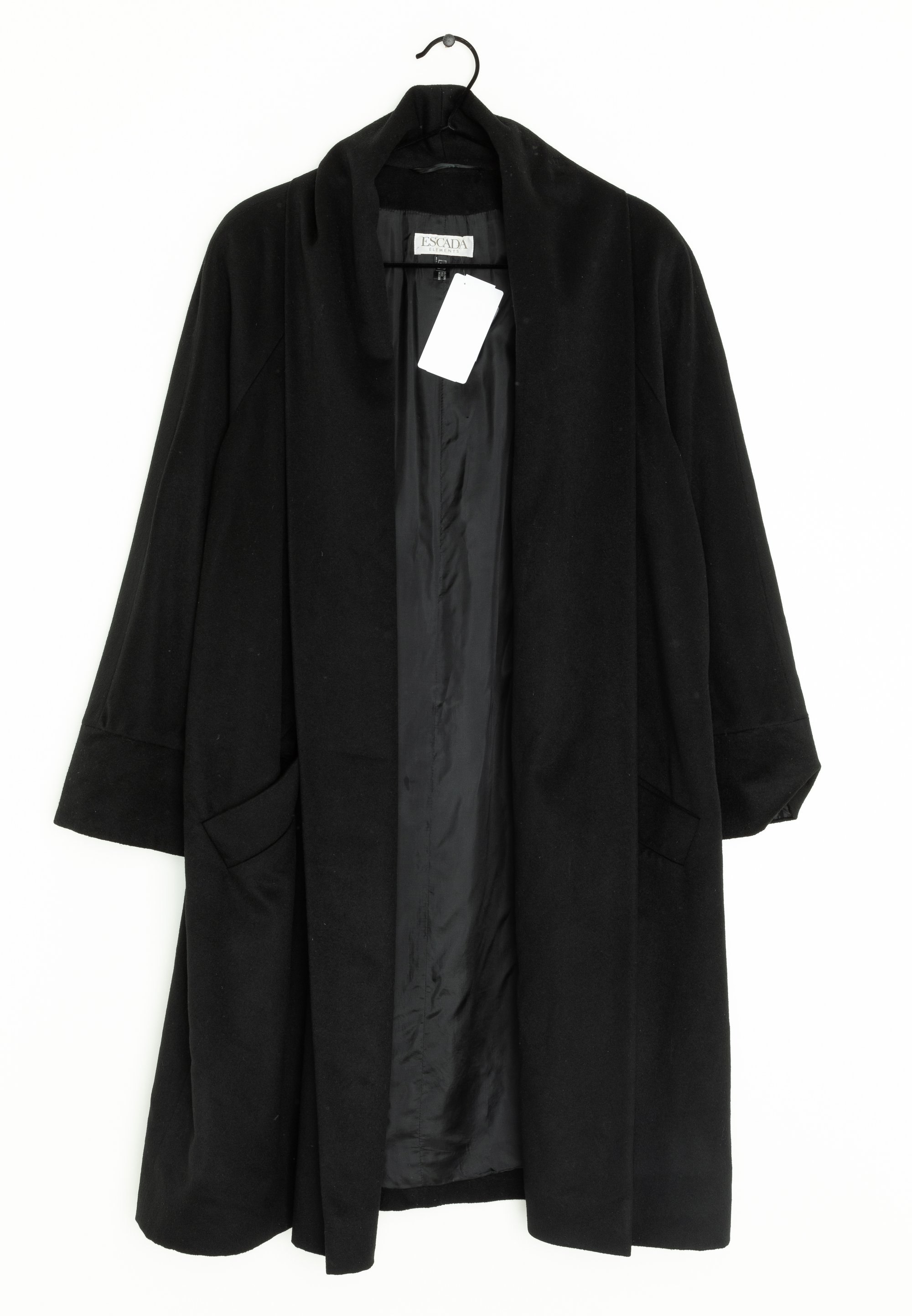 ESCADA Klassischer Mantel black/schwarz (Pre-owned) Zalando