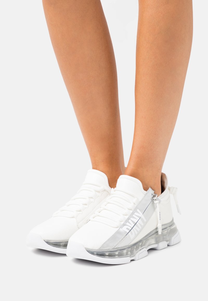 dkny silver trainers