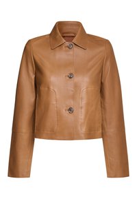 Rich & Royal Kožnata jakna - caffee latte