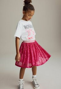 Next REGULAR FIT - A-Linien-Rock - pink sequin
