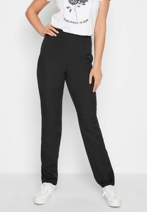 SCUBA CREPE SLIM - Tygbyxor - black