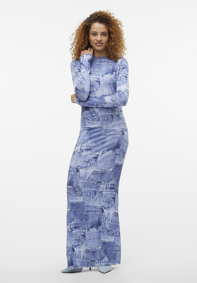 SOMETHINGNEW Maxi-jurk lichtgroen