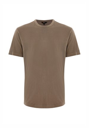 Mexx, SHORT SLEEVE GARMENT DYED - T-shirt basic - mid brown