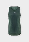 STRIDE TANK - Top - black/voltage green