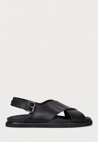 Zane Ralph Polo Ralph Lauren ZANE LEATHER SANDAL - Sandals - black - Zalando.ie