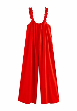 RUFFLE WIDE LEG  - Overal - red