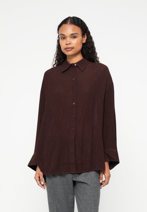 WEISS - Gombos blúz - chocolate plum