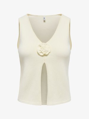 ONLY, KNITTED TOP ONLFAITH KNITTED TOP - Top - cloud dancer