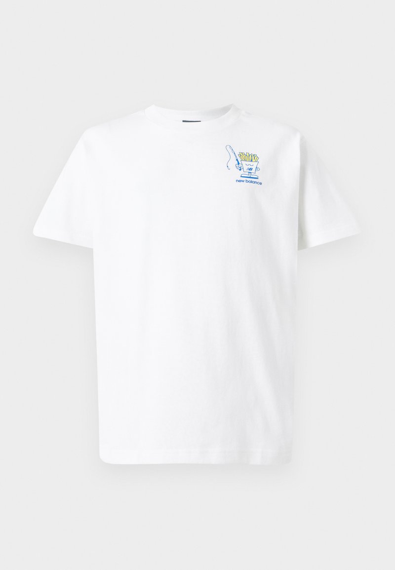 New Balance FISH AND CHIPS - T-shirt print - white/wit - Zalando.be