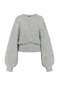 DULCEY - Strickpullover - hellgrau melange