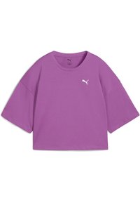 WARDROBE E KURZES OVERSIZED - T-shirt basic - wild berry