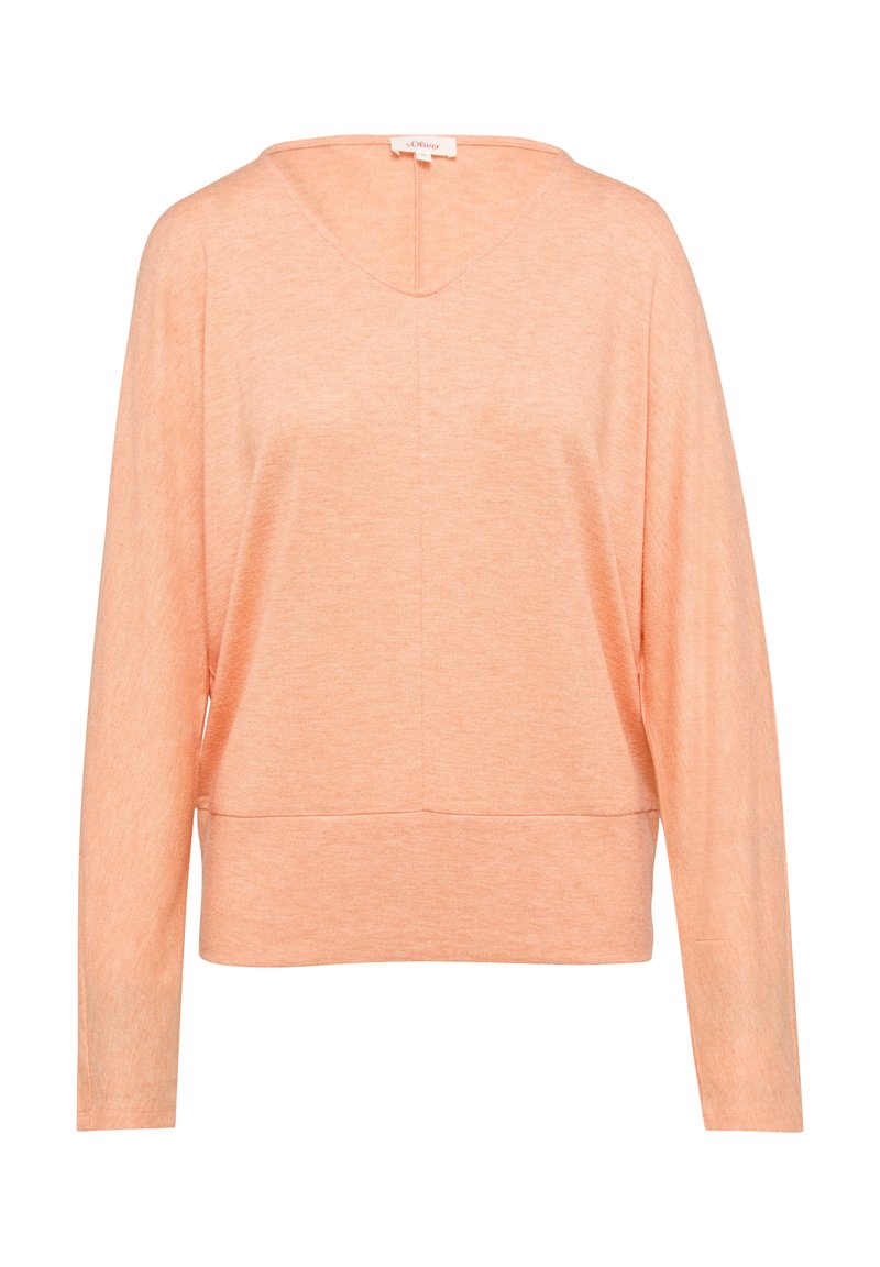 s.Oliver Longsleeve oranje gemêleerd