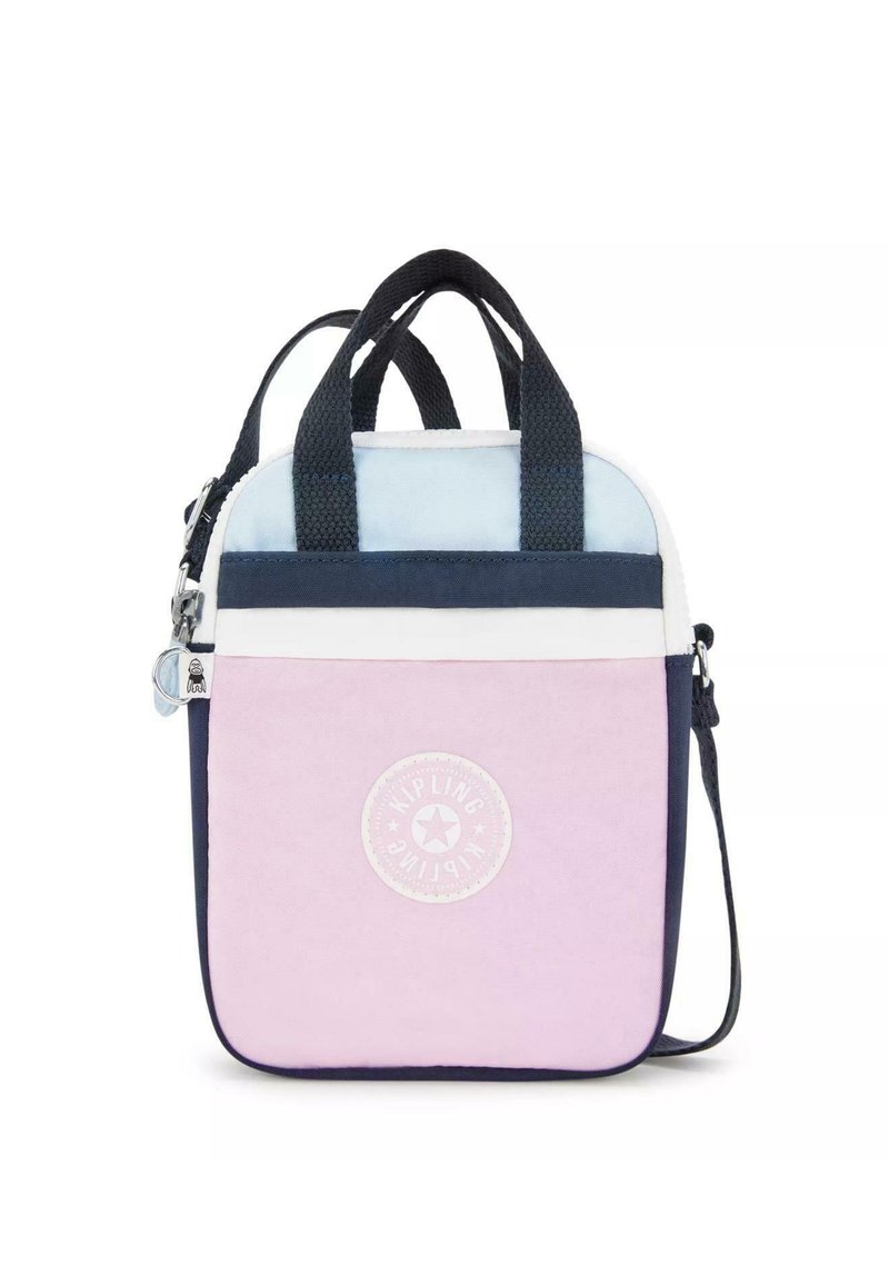 Kipling LEVY K.VAL - Borsa a tracolla - light pink blue block