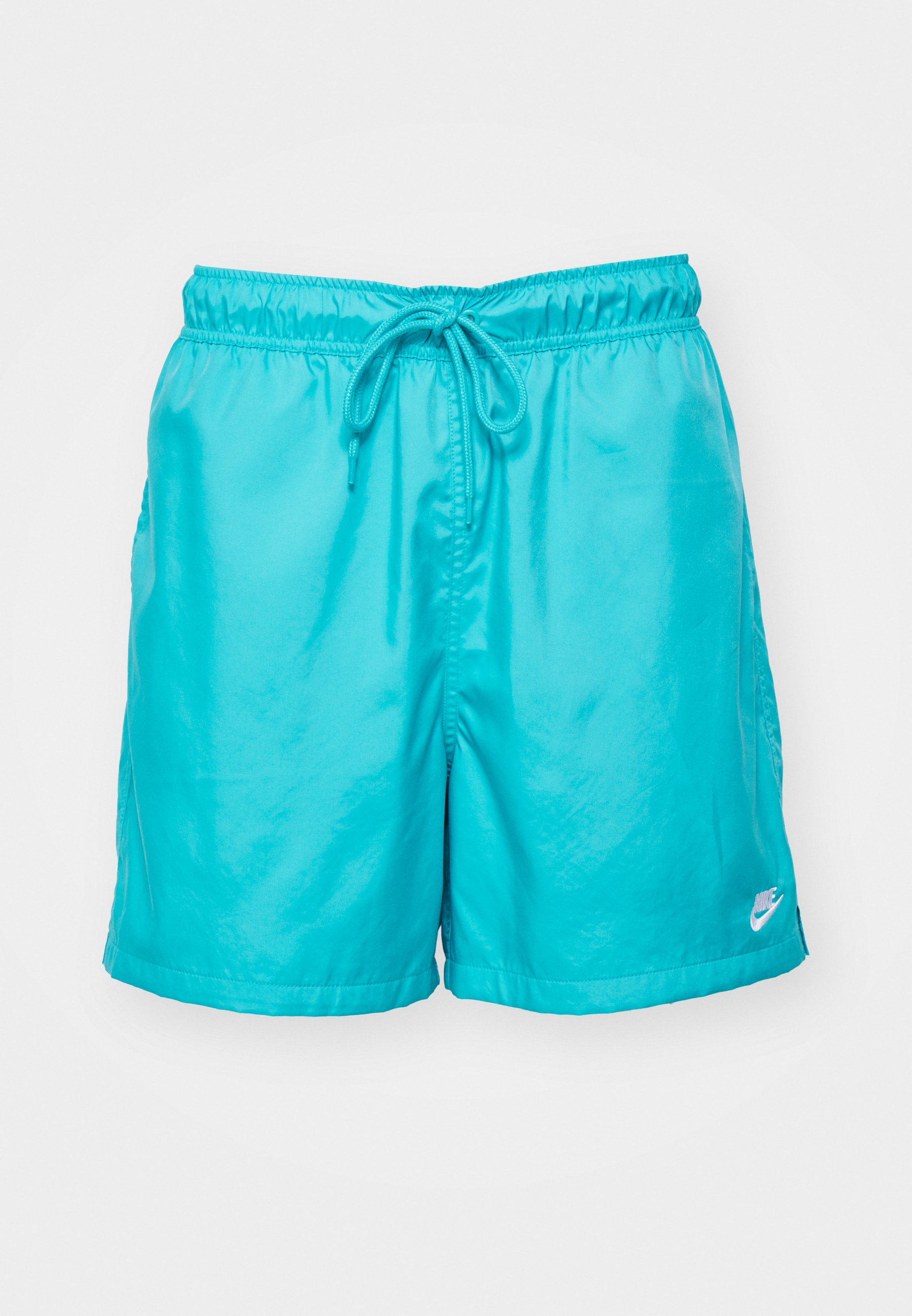 nike woven shorts teal