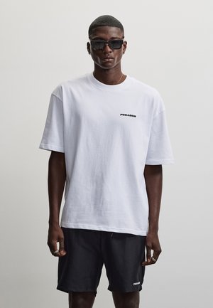 Pegador, LOGO OVERSIZED TEE - T-shirt basique - white