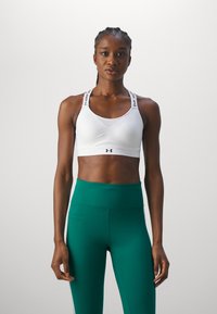 Under Armour INFINITY 2.0 HIGH - Brassières de sport à maintien supérieur - white/black