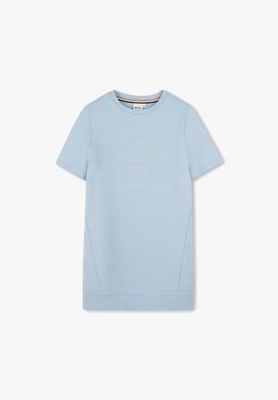 SHORT SLEEVED DRESS - Robe de jour - persian blue