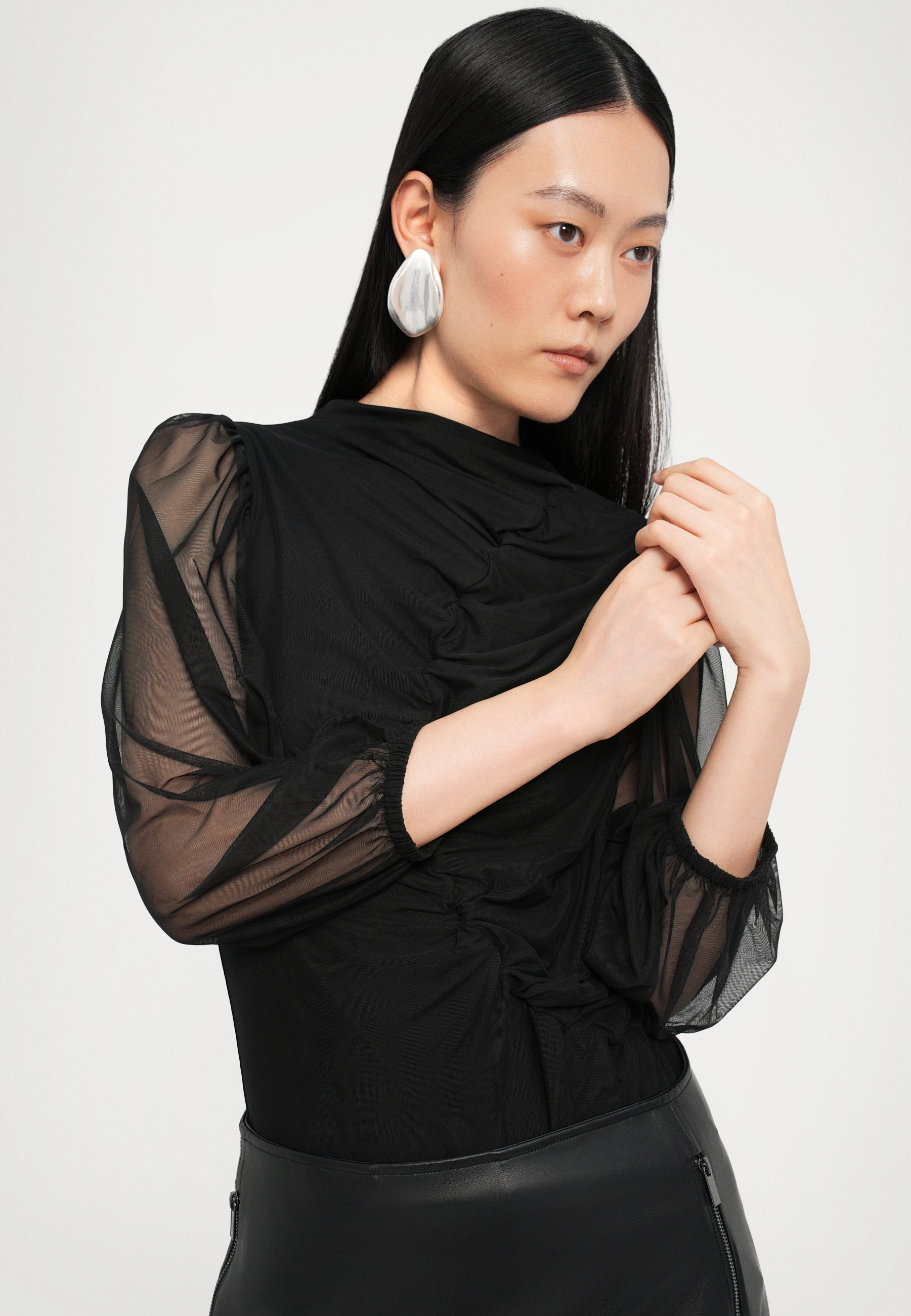 Hofmann Copenhagen FABIENNE - Top s dlouhým rukávem - black