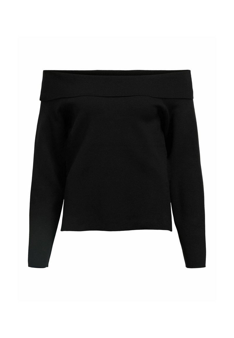 Object SCHULTERFREIER - Trui - black/zwart - Zalando.nl