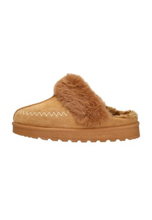 Pantoffels - cognac